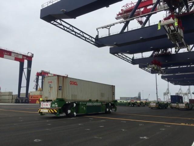 LBCT AGV With BTG Positioning Systems