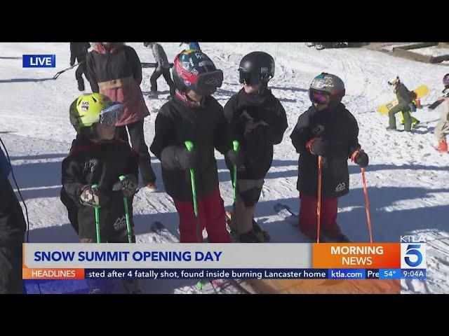 Heads up skiers and snowboarders: It’s opening day at Snow Summit in Big Bear