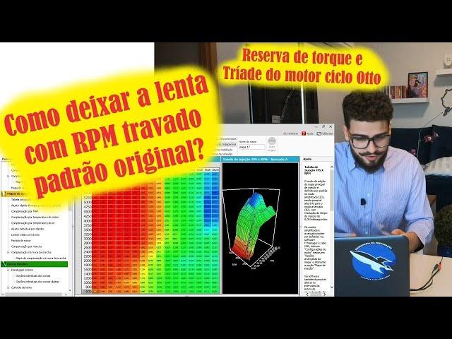 Reserva de Torque para ter uma marcha lenta perfeita! Tríade do ciclo Otto ignição ar e combustível!