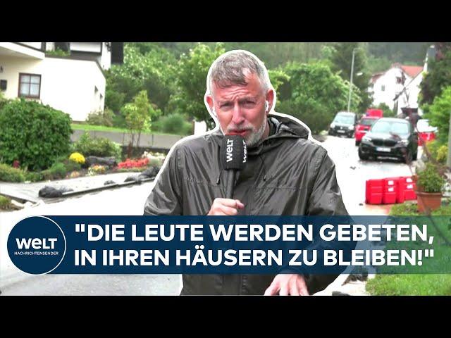 UNWETTER IN DEUTSCHLAND: Starkregen jetzt auch im Saarland!  "Gefahrenlage ausgerufen!"