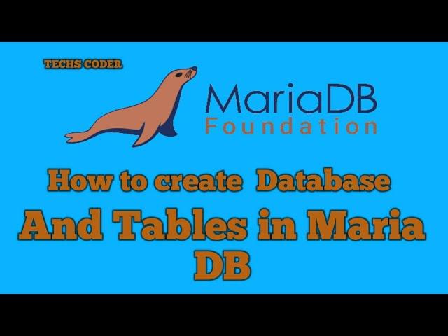 Create Database And Table Using MariaDB | Insert Read Update Delete