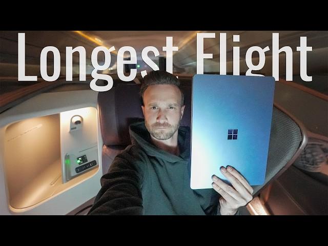 Will the Surface Laptop with Snapdragon X Elite Last the Longest Flight in the World?