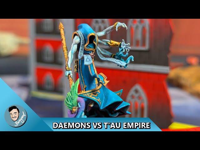 DAEMONS VS T'AU EMPIRE WARHAMMER BATTLE REPORT