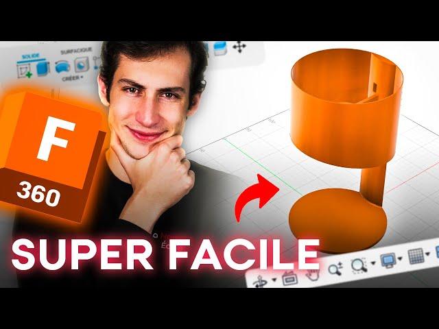 Débuter sur FUSION 360 !! Tuto FACILE et RAPIDE