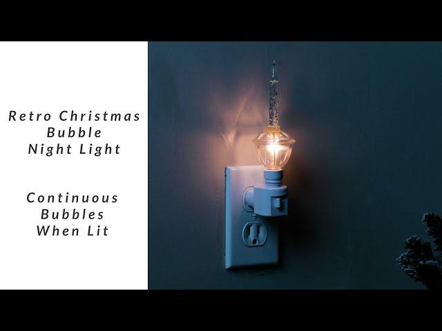 6.5" Clear Retro Style Christmas Bubble Night Light | Northlight DL15979