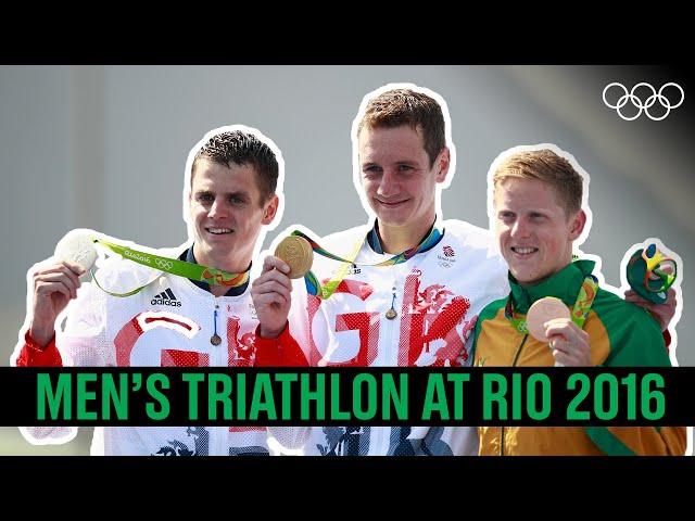 A. Brownlee J. Brownlee Schoeman - Men's Triathlon at Rio 2016!