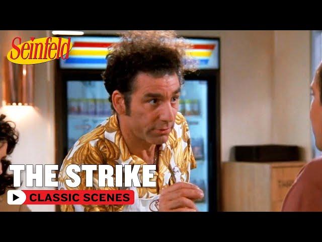 Kramer Goes Back To Work | The Strike | Seinfeld