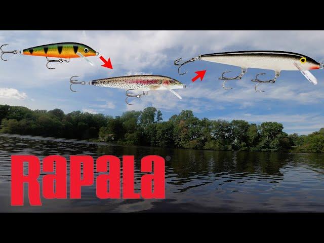 Rapala Original Floating Minnow Fishing Challenge! (S, M, L)