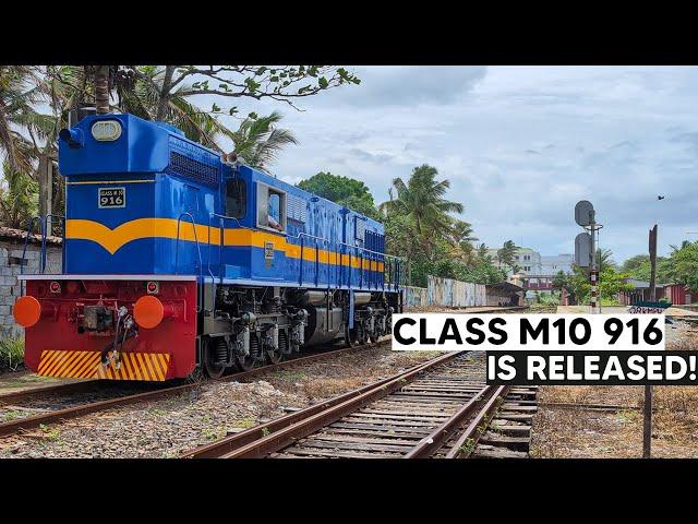 Sri Lanka Railways Class M10 916 is released after full schedule