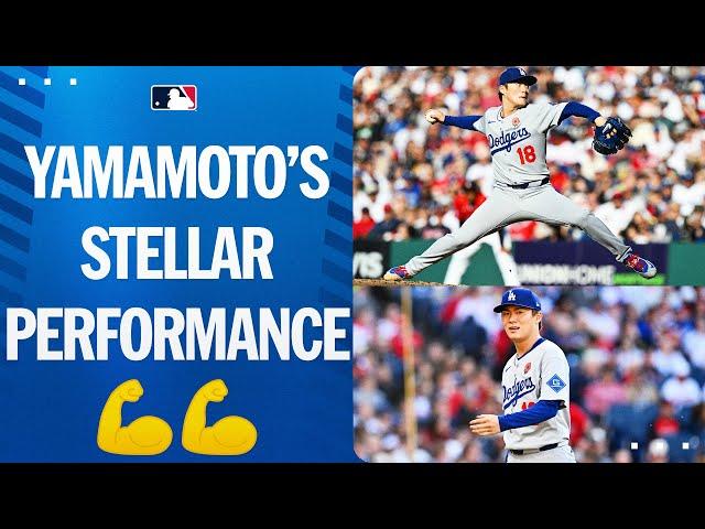 Yoshinobu Yamamoto SHOWED OUT in Cleveland! ‍ | 山本由伸ハイライト