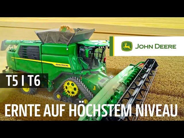 Die neuen JOHN DEERE Schüttler-Mähdrescher T5 und T6: Erleben Sie Fortschritt