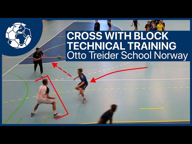 Cross with Screen - Technique Training - Handballtraining Norway Braarud | Handball inspires