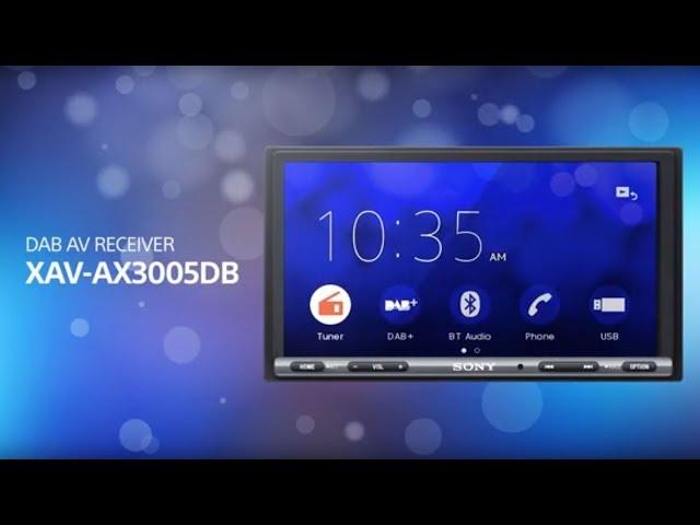 Sony XAV-AX3005DB Apple CarPlay & Android Auto™ DAB Receiver