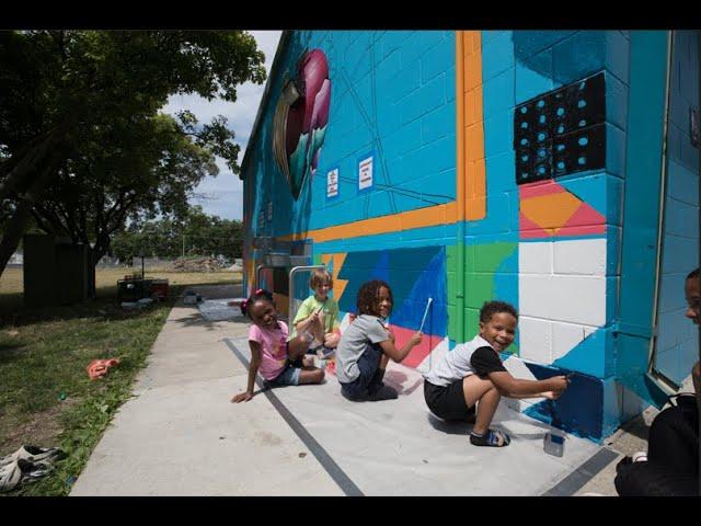 "The Youth Have Spoken" 3D Mural - Evelyn K. Davis Park