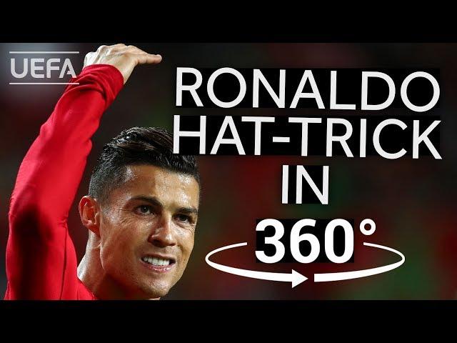 RONALDO hat-trick against SWITZERLAND in 360°!! #UNL FINALS HIGHLIGHTS