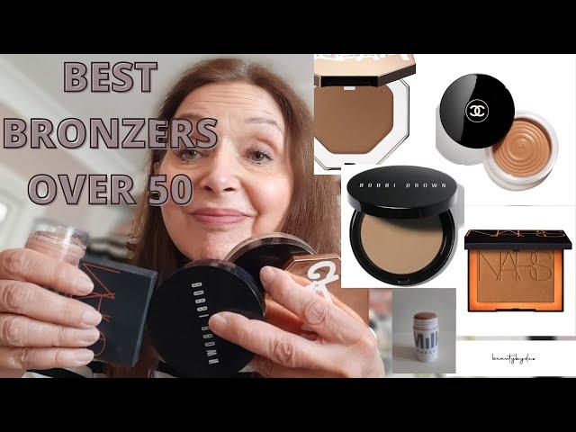 Top Five Bronzers Over 50 - best bronzers for mature skin and NO ORANGE!