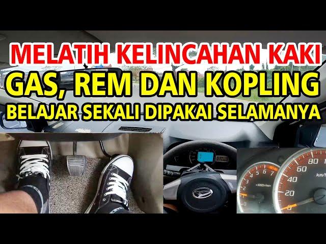 CARA MENGKOMBINASIKAN GAS, REM DAN KOPLING [BELAJAR MOBIL MANUAL]