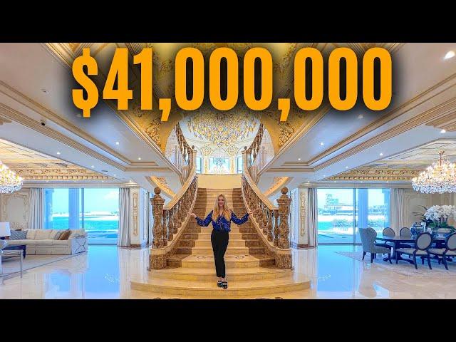 Touring $41,000,000 Greek Palace Mansion in VIP Dubai Palm Jumeirah! 