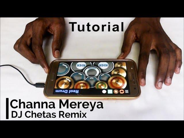 Tutorial - Channa Mereya - Real Drum App Cover - By Vijay Yadavar.