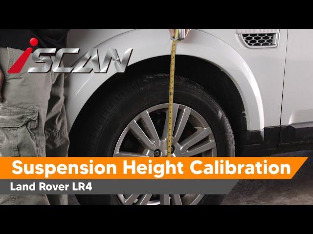 How To Perform a Suspension Height Calibration | Land Rover LR4 Vehicles Without a Factory Scan Tool