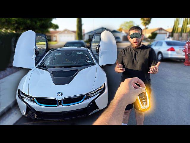 SURPRISING MY LITTLE COUSIN WITH A BMW i8!! *Emotional*