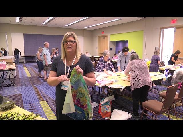 Laura Heine's Tip for Smooth Quilting for Your Fused Collage Quilts