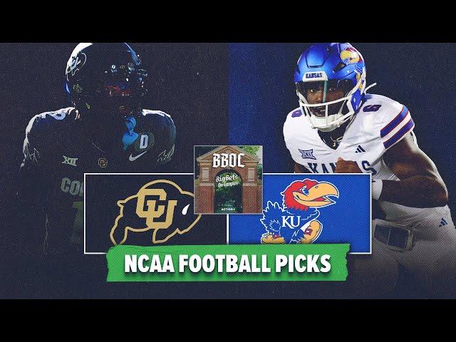 Colorado vs Kansas BEST BETS! College Football Week 13 Picks & Predictions | BBOC