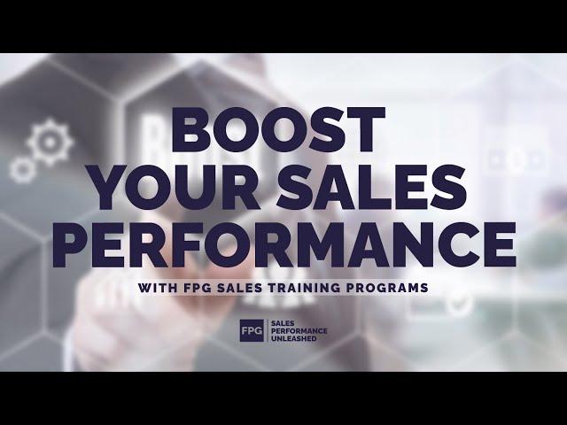 Boost Your Sales Performance with Forrest Performance Group Sales Training Programs | Masterclass