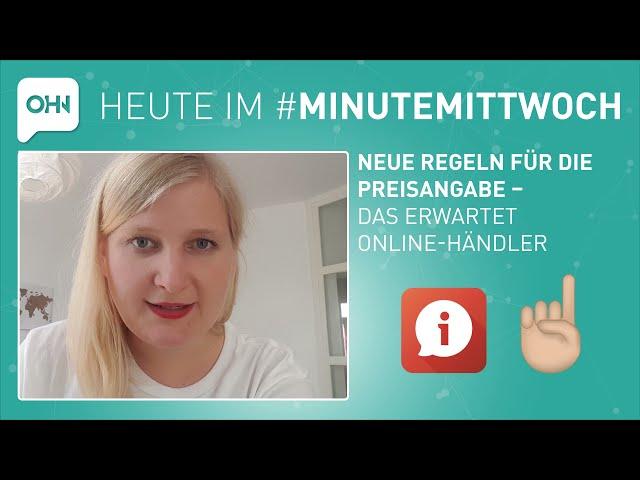 Neue Regeln für die Preisangabe: Das erwartet Online-Händler – Minute Mittwoch ℹ ️