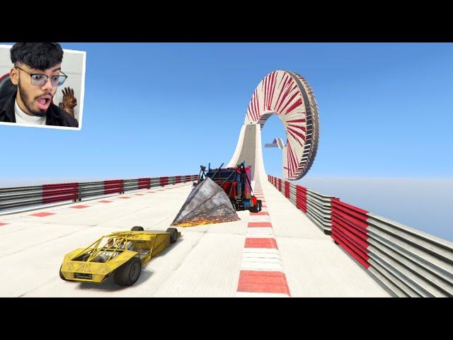 Cars Vs Cars Circle 826.375% People Rage in This GTA 5 Race!