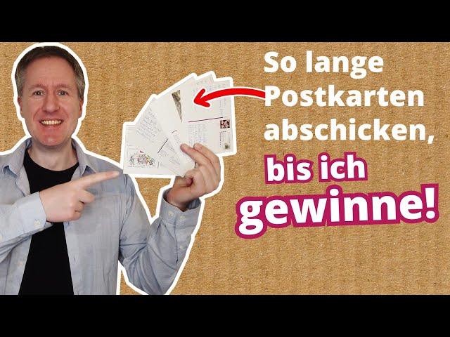 Ich habe Postkarten-Gewinnspiele ausprobiert & gewonnen!