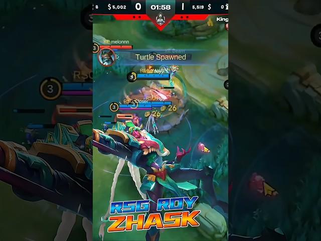 RSG ROY's Zhask went OFF!  Double kill secured while shielding his allies!   #MPLSingapore #MPLSGS9