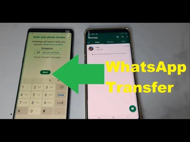 How to transfer Whatsapp chats from an old phone to a new phone
