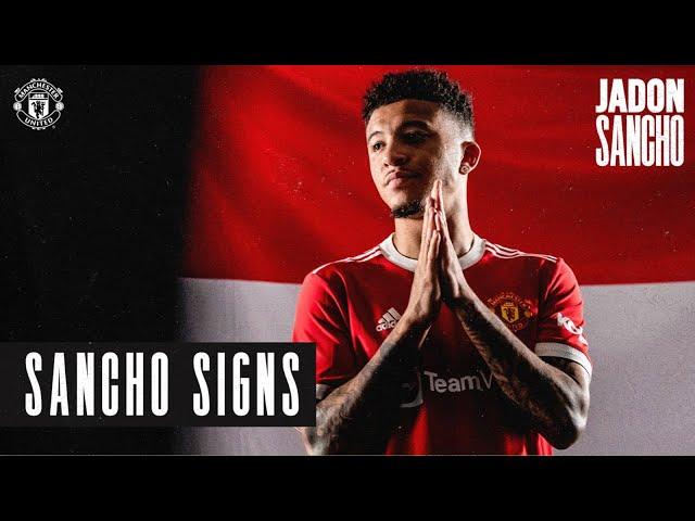 Jadon Sancho signs for Manchester United | New Signings 2021/22