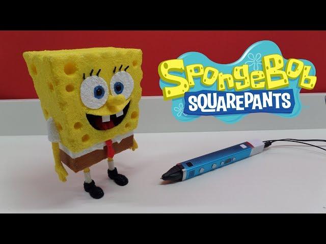 3D pen creation - SpongeBob