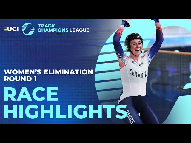 Archibald wins AGAIN!  | Women's Elimination Race | Round 1 Saint-Quentin-en-Yvelines 2024