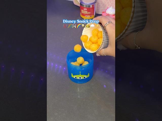 Disney snack prep 