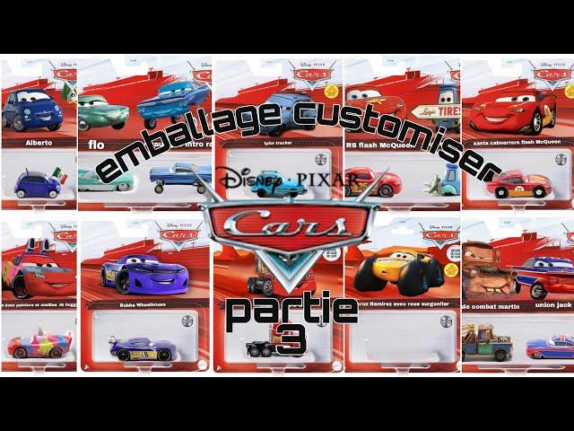 emballage customiser 2022 Disney pixar cars (partie 3)