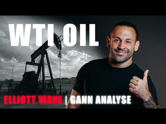 WTI Oil SHORT SHORT SHORT Technische Analyse |  Elliott Wave Analyse und GANN Zeitzyklen Methode