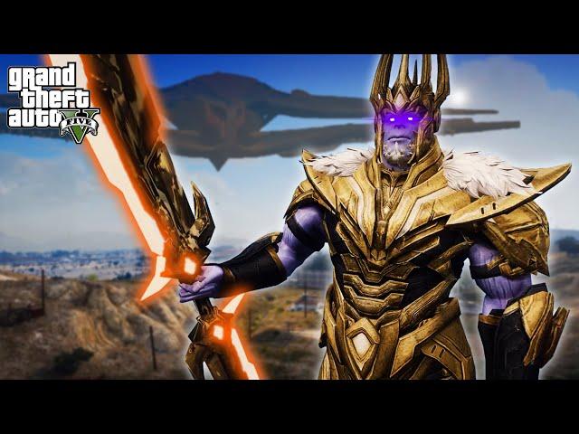 GTA 5 - King Thanos Destroyed Los Santos City