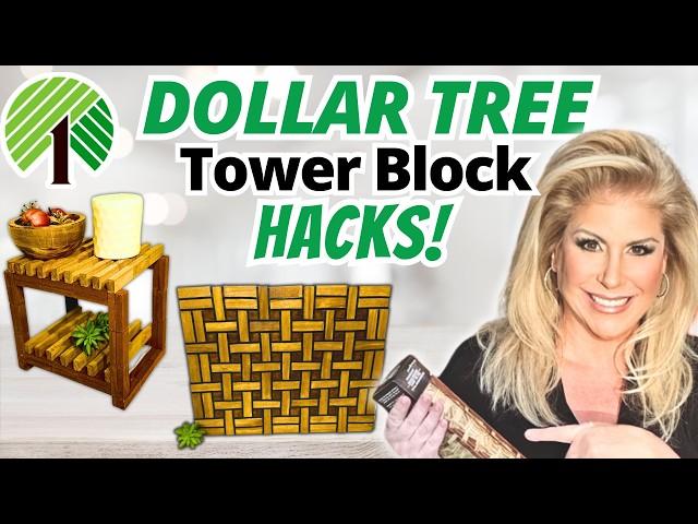 Dollar Tree Home Decor Hacks High End Tumbling Tower Block Transformations