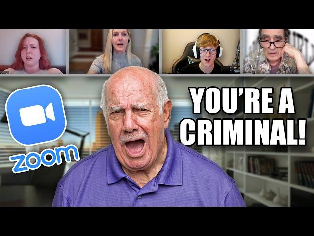 Trolling an Angry RACIST On Zoom!