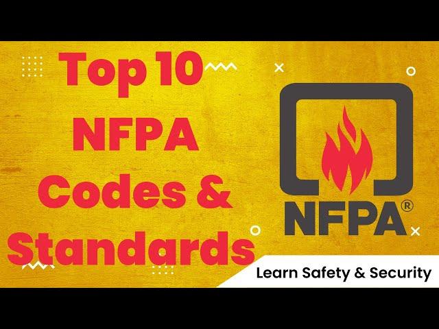 Top 10 NFPA Codes & Standards