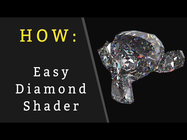 Blender Tutorial - Diamond Shader