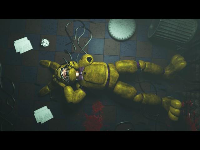 FNAF William Afton's Death Scene Animated