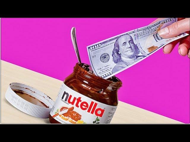 Como convertir un frasco de Nutella en una billetera