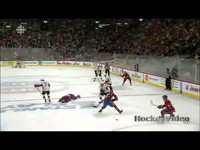 TSN crew explain Eric Gryba's hit on Lars Eller . May 2, 2013