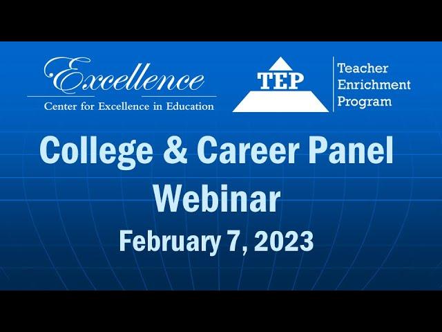 College & Career Panel : IT & Computer Skills