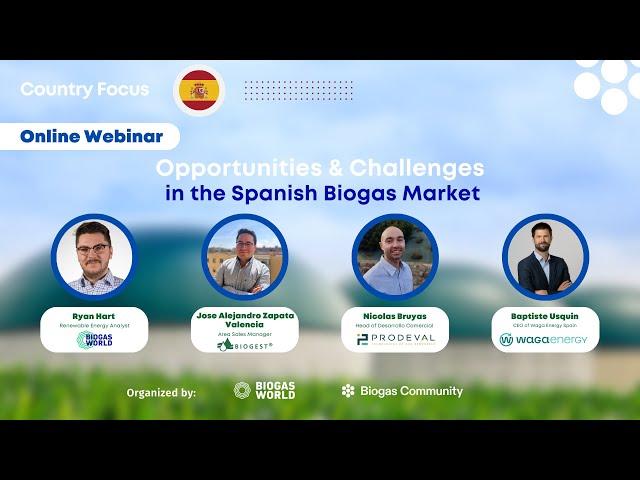 Opportunities and Challenges in the Spanish Biogas Market