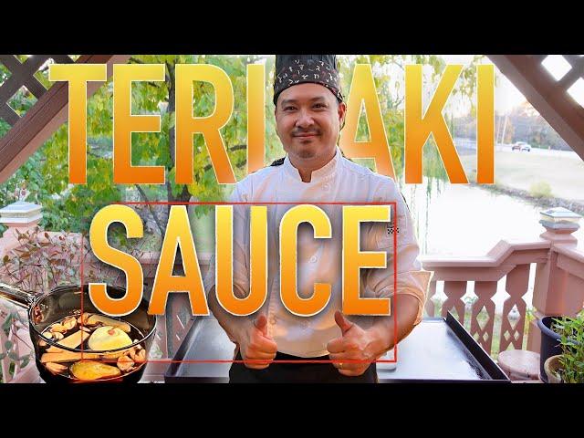 EASY Teriyaki Sauce Recipe | Pro Hibachi chef makes teriyaki sauce from scratch.